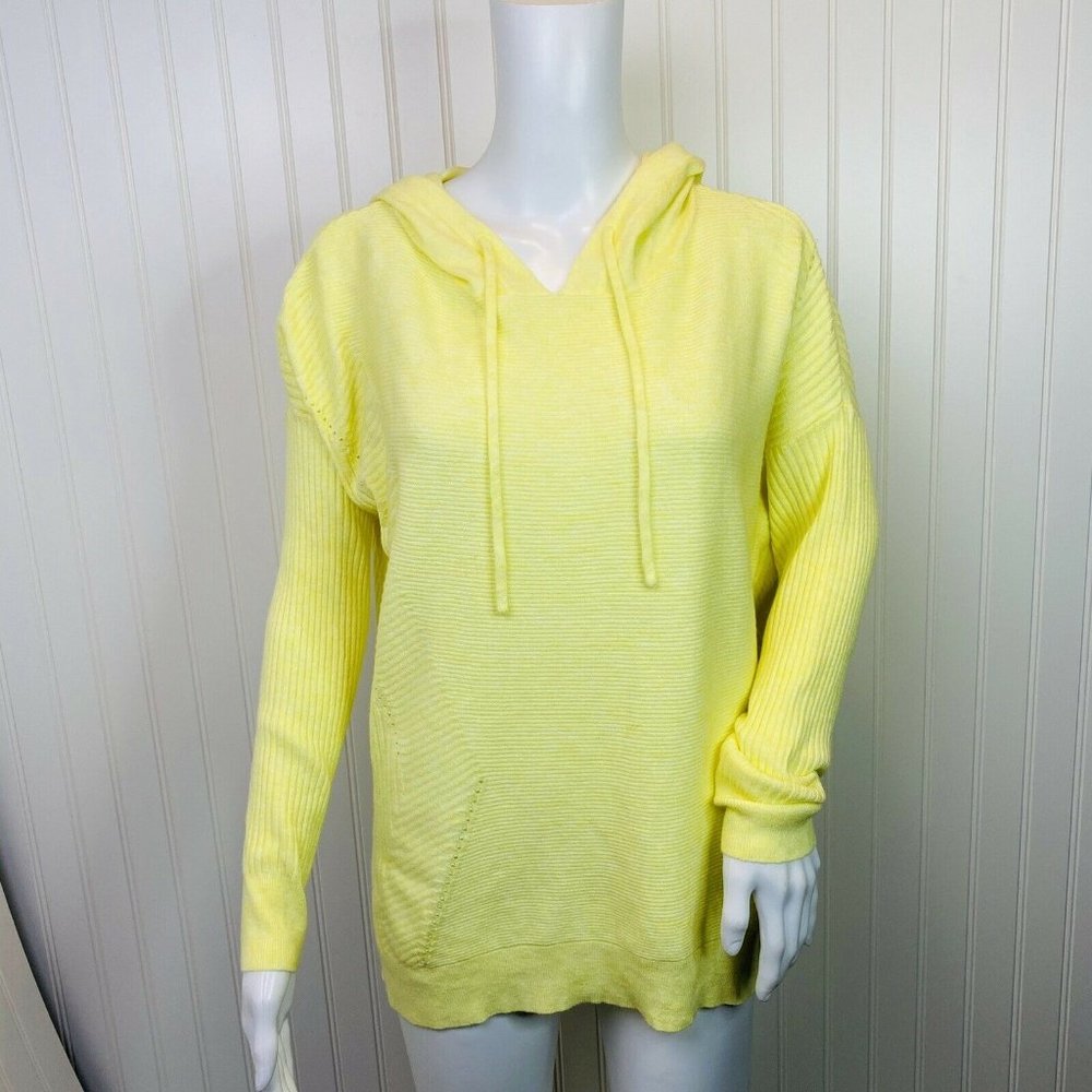 Wit & Wisdom Hooded Sweater Yellow Soft